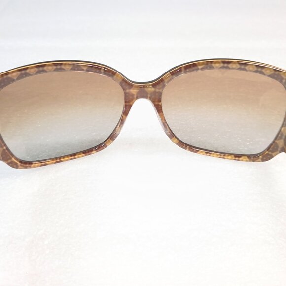 Tory Burch TY7004 Brown Gradient Polarized Sunglasses 58mm Excellent Cond - Picture 9 of 11